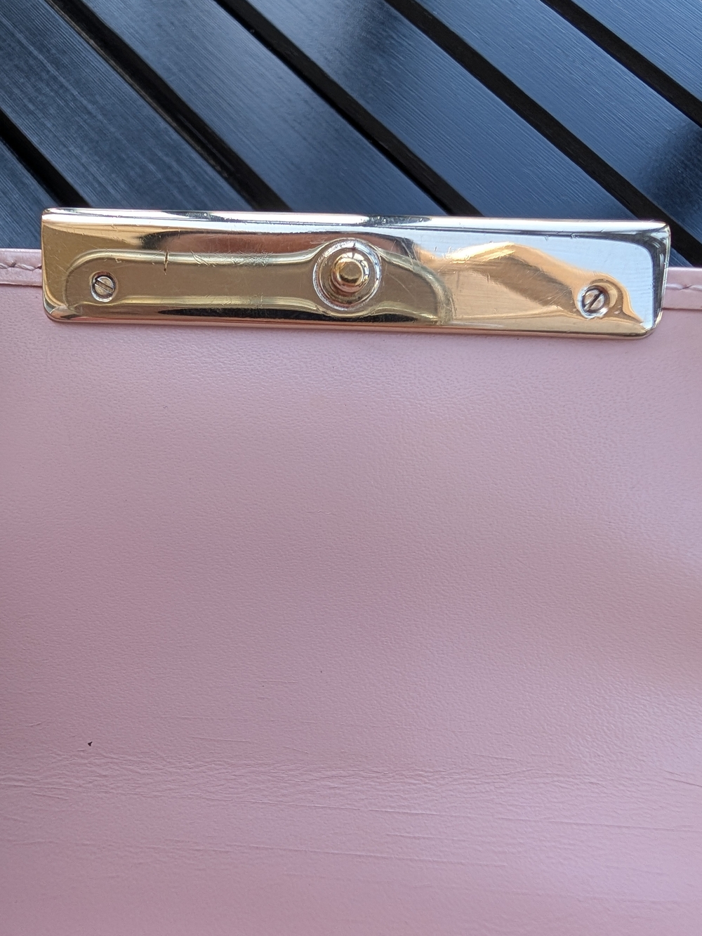 Vintage Cartier Wallet Eternity Rose Pink Leather Trifold Gold Hardware - Picture 8 of 16